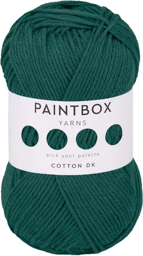 Vista 18 de Paintbox Yarns - Hilo 100% algodón DK, 1.76 onzas, 137 yardas, 410.1 ft #401 Papel blanco