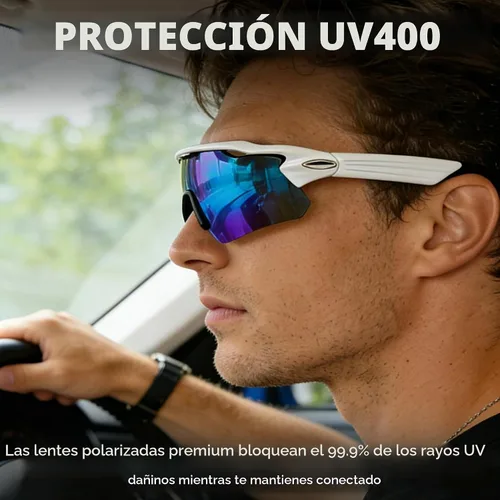 Vista 5 de Lentes de sol inteligentes Bluetooth para hombres y mujeres, con altavoz de oreja abierta con control táctil, lente polarizada UV400, tiempo