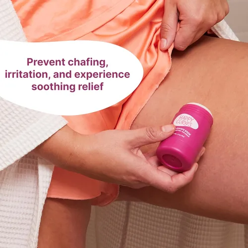 Vista 8 de HAPPY CURVES Barra antirozaduras – Protección contra rozaduras y fricción para mujeres, ideal para muslos, axilas y más – Protector de roce