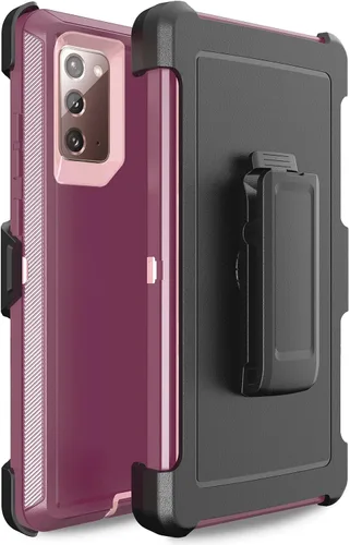 Vista 10 de Funda para Samsung Galaxy Note 10 5G, [grado militar] protectora a prueba de golpes, resistente funda de teléfono para Note 10 de 6.3 pulgadas