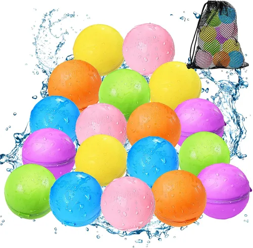 Vista 12 de SOPPYCID - Globos de bomba de agua reutilizables, juguete de verano, juguete de agua para niños y niñas, juguetes de piscina y playa para niños de 3