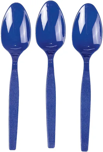 Vista 11 de Fun Express - Cucharas de plástico negras (50 piezas) - Suministros para fiestas - Vajilla sólida - Cubiertos - 50 piezas