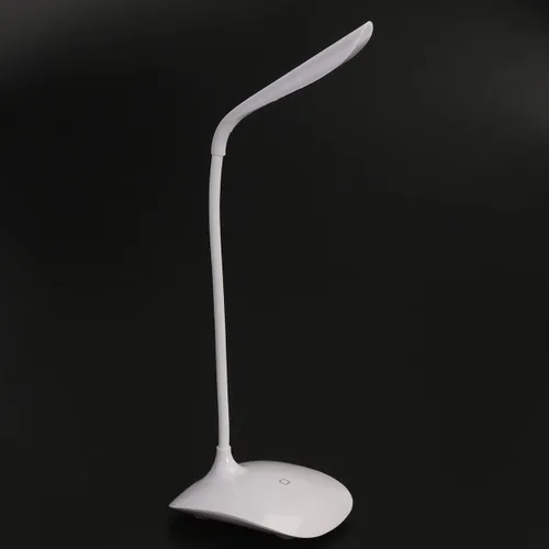 Vista 8 de Ipetboom Dimmable USB Desk Lamp with Sturdy Gooseneck LED Reading Light for Bedside Computer Desk Touch Control Brightness Eye Comfort
