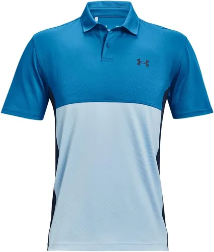 Vista 4 de Under Armour Polo de golf Performance Blocked para hombre