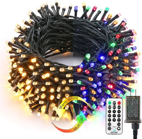 Vista 20 de Brizled Luces de Navidad inteligentes, 66 pies, 200 luces LED que cambian de color, aplicación y control de voz, luces de árbol de Navidad