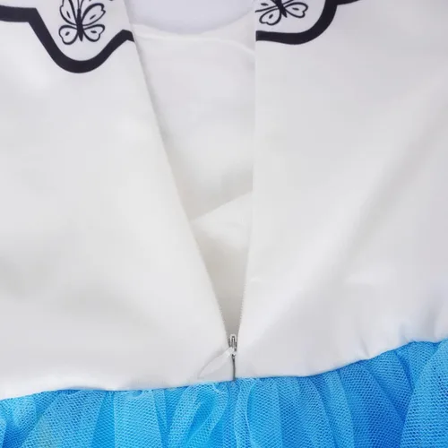 Vista 6 de AOVCLKID Disfraz de princesa para niñas disfraz de Halloween y niñas pequeñas