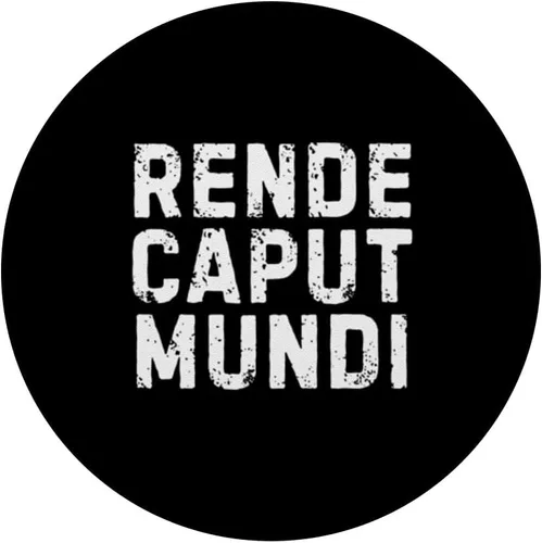 Vista 3 de Rende Caput Mundi Città Simpatica Uomo Donna Bambino PopSockets Adhesive PopGrip