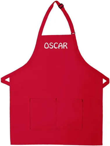 Vista 13 de Delantal Personalizado, se puede añadir un nombre bordado al diseño, de algodón de alta calidad, fabricado en los Estados Unidos delantal