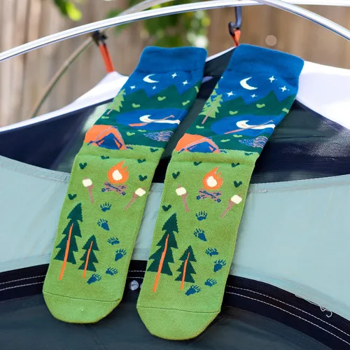 Vista 7 de Id Rather Be - Calcetines divertidos regalos novedosos para hombres mujeres y adolescentes