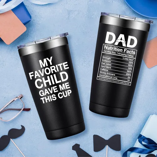 Vista 3 de Fufandi Regalo del día del padre, regalos para papá de hija, hijo y niños, regalos de Navidad y cumpleaños para papá, marido, hombres, padre, él