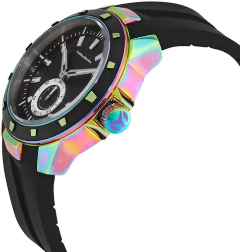 Vista 2 de Technomarine UF6 Reloj de cuarzo con esfera negra para hombre TM-621007