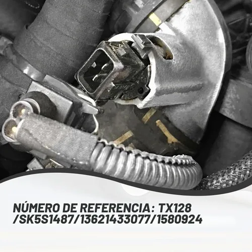 Vista 4 de Sensor de temperatura del refrigerante en manguera inferior del radiador compatible con BMW 1998-2013 Z4 E87 M5 E46 E39 E60 E81 M3 M6 E90 X3 X5 F10