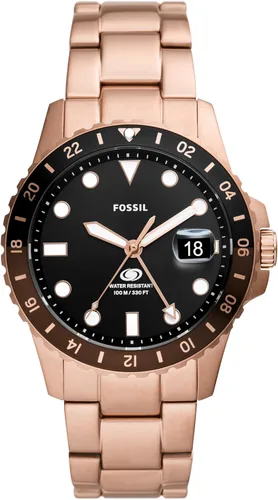 Vista 15 de Fossil Men's Watch, Blue Quartz Stainless Steel Dive-Inpired Watch for Men
