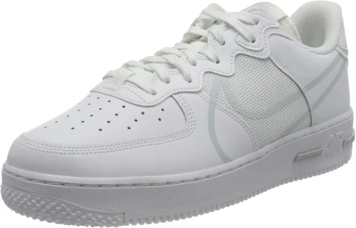 Vista 3 de Nike Air Force 1 React - Tenis de baloncesto para hombre Blanco