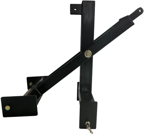 Vista 2 de Titan Attachments Elevador de tijera de 3 puntos para tractores de categoría 1, elevación de manipulación de materiales para elevar, bajar