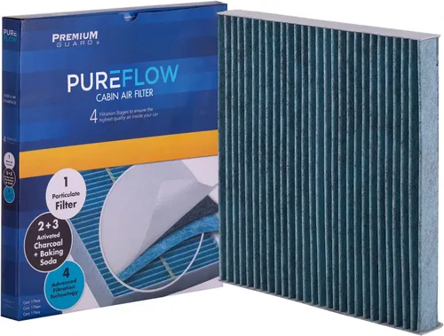 Vista 2 de Pureflow - Filtro de aire de cabina PC5519X y nuevo ambientador de coche con eliminador de olores, se adapta a Honda Accord 2003-22, Civic 2006-15