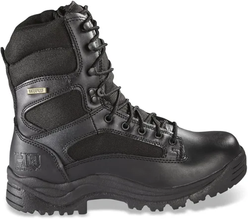 Vista 3 de HQ ISSUE Botas tácticas clásicas impermeables de 8 pulgadas con cremallera lateral para hombre