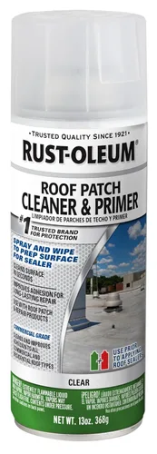 Vista 10 de Rust-Oleum Parche de techo triple grueso y espray sellador, 13 onzas, negro