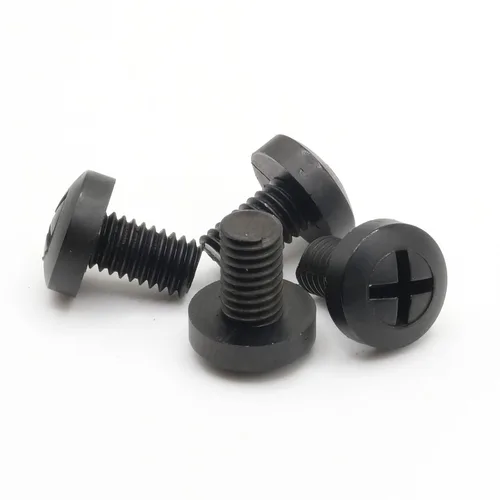 Vista 2 de ReplacementScrews M6 Tornillos de nylon para matrícula - Compatibles con muchas importaciones (Mercedes, Audi, VW, etc.) - Pernos negros de plástico