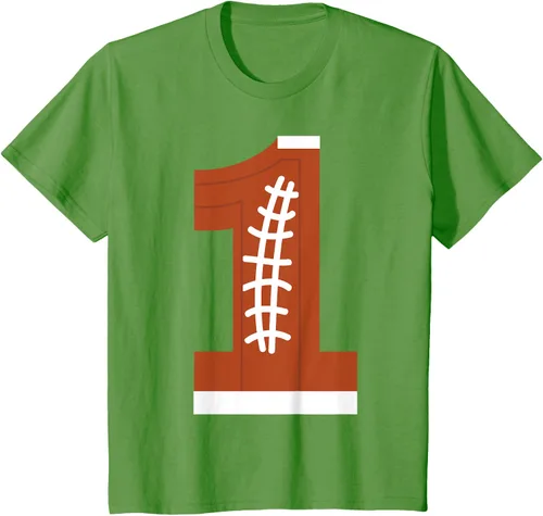 Vista 50 de 1st Birthday Football Ball Boys Camiseta de regalo de 1 año Negro
