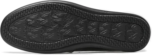 Vista 5 de LUODENGLANG Mocasines de cuero genuino de primera calidad para hombre, zapatos casuales sin cordones para conducir, mocasines para hombre, ligeros