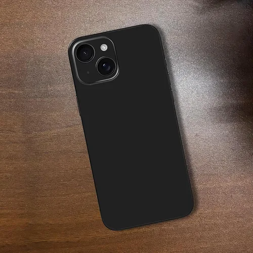Vista 5 de Película protectora negra compatible con iPhone (para 15 Plus)