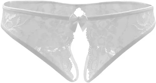 Vista 6 de 10AGIRL Tanga negra con encanto para mujer, lencería de encaje en T con espalda en T, arnés de cuerpo con tiras, regalo para San Valentín