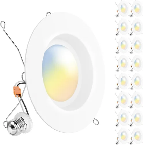 Vista 10 de Downlight - LED Empotrable de 5/6 Pulgadas Recorte Suave 965 LM 13W 16PK Multicolor