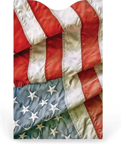 Vista 2 de Fundas para tarjetas de crédito con bloqueo RFID, juego de 6 (Americana)