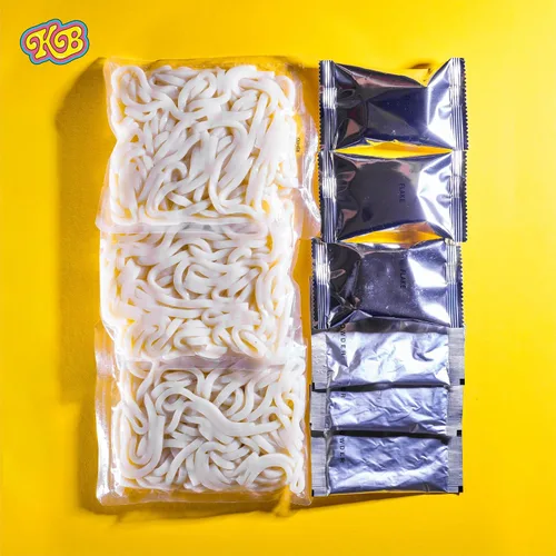 Vista 4 de Korean Bros Korean Street Udong - Fideos masticables (1 paquete)
