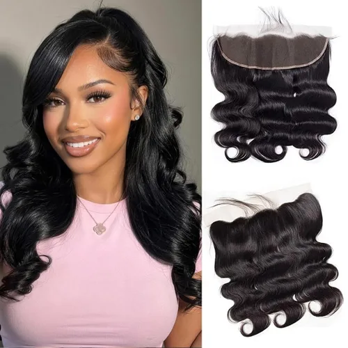 Vista 7 de Pelucas de cabello humano con cierre de encaje 4x4, onda corporal, cierre de encaje transparente, parte libre, 100% cabello humano brasileño virgen