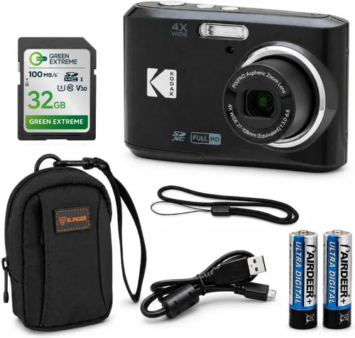 Vista 11 de KODAK PIXPRO FZ45-BK - Cámara digital de 16 MP con zoom óptico 4X, gran angular de 27 mm, video Full HD 1080P, pantalla LCD de 2.7" para vlogging