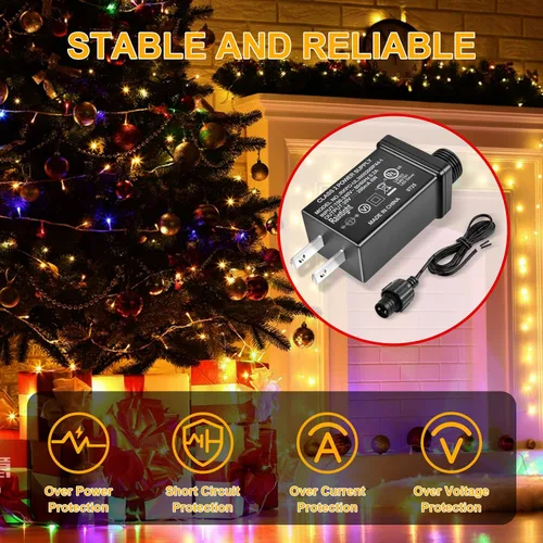 Vista 2 de Fuente de alimentación de 30V 6W 0.2A Clase 2, Transformador de Bajo Voltaje de CA a CC, Adaptador de Corriente IP44 para Tiras de Luces LED
