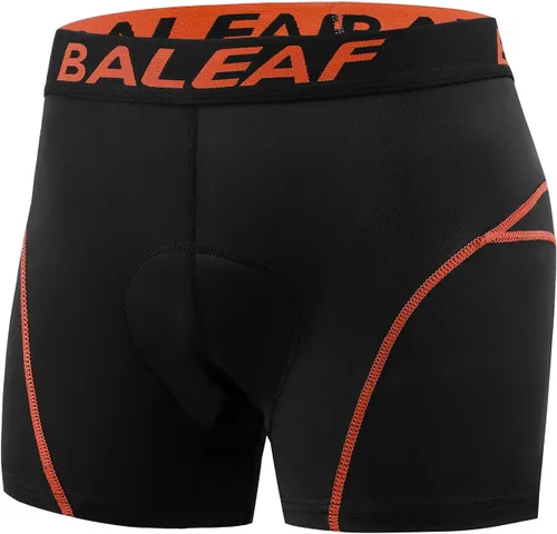 Vista 2 de baleaf Pantalones cortos de ciclismo acolchados 3D para hombre, ropa interior de ciclismo MTB Liner