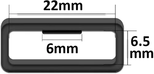 Vista 5 de Correa de reloj de 0.866 in para Garmin Forerunner 945 935 220 230 235 620 630 735XT 235Lite Approach S20 S6 S5 Fenix 5, correa de silicona suave