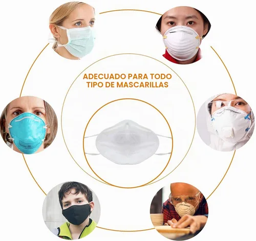 Vista 5 de Almohadillas de esponja antivaho para puente nasal, almohadillas de espuma viscoelástica para la nariz