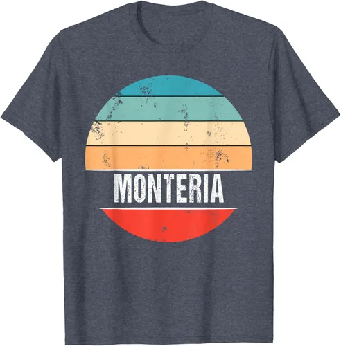 Vista 26 de Camiseta Montería Colombia City Trip, Negro