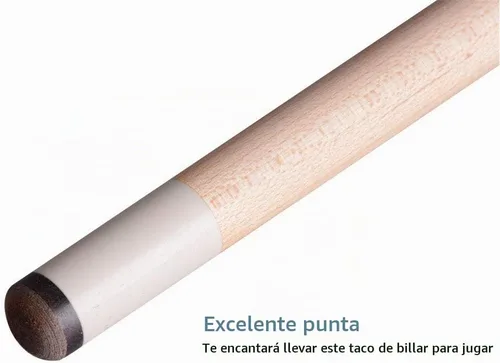 Vista 7 de Kit de palo de billar con punta de 13 mm y diseño ergonómico de 58 pulgadas, palo de arce canadiense con estuche duro