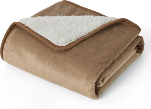 Vista 18 de Bedsure - Mantas impermeables para perros pequeños - Manta de felpa de sherpa con impresión suave lavable para perros y gatos, protector de muebles