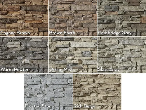 Vista 8 de AZ Faux Paneles de revestimiento de pared de poliuretano de alta densidad para decoración interior y exterior Panel de revestimiento de piedra