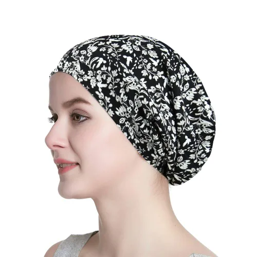 Vista 89 de Alnorm - Gorro con forro de satén y suave banda elástica para hombres y mujeres, talla única Se ajusta a la mayoría