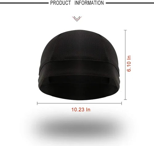 Vista 5 de Paquete de 3 gorras de calavera refrescante forro de casco que absorbe el sudor para hombres y mujeres