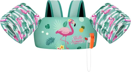 Vista 10 de HeySplash Chaleco de natación para niños pequeños, flotadores para niños de 22 a 44 libras/22 a 55 libras, chaqueta de natación para niños