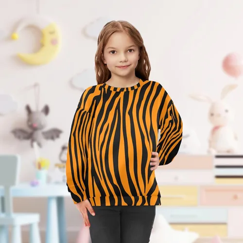 Vista 17 de Plaaee Sudadera de forro polar de manga larga con cuello redondo para niños o niñas, estampado de camiones monstruos, 4T