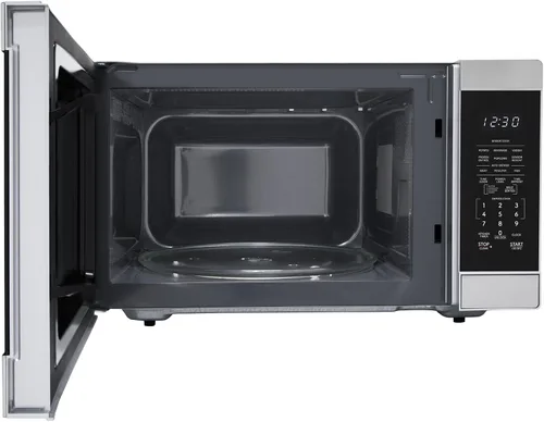 Vista 11 de SHARP Horno microondas para encimera con plato giratorio extraíble de 13.6 pulgadas, 1100 vatios, 1.6 pies cúbicos, acero inoxidable Tocadiscos