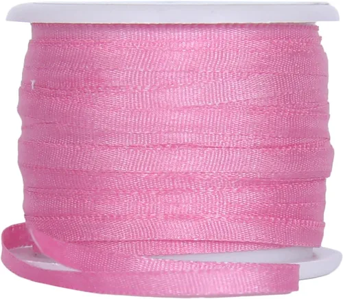Vista 100 de Threadart Cinta de seda 100% pura - 3 tamaños - Docenas de colores - Castaño - 2 mm No. 524 Soft 100% pure silk ribbon on a single spool - perfect