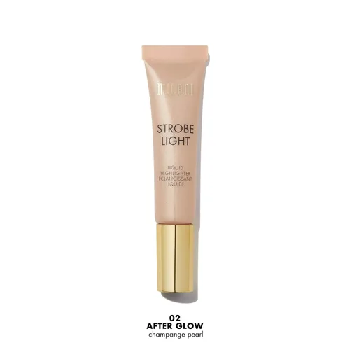 Vista 2 de Milani Resaltador líquido Strobe Light – Day Glow (0.42 onzas líquidas) resaltador facial libre de crueldad – Forma, contorno y resalta la cara