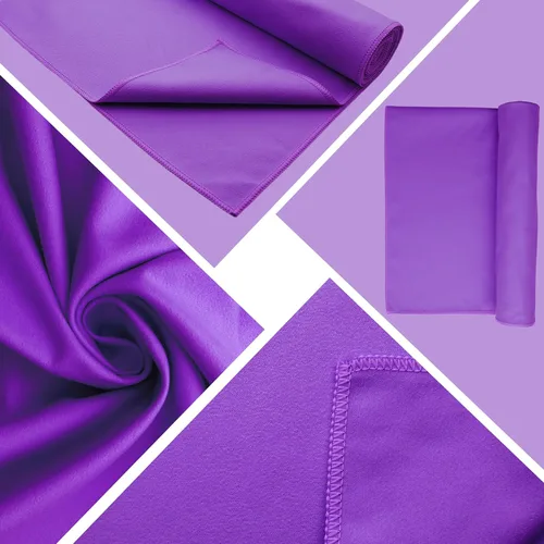 Vista 5 de MIAOMIAO Juego de toallas antideslizantes para yoga caliente, microfibra súper absorbente, 24.5 x 72 pulgadas, diseño antideslizante, sin lesiones