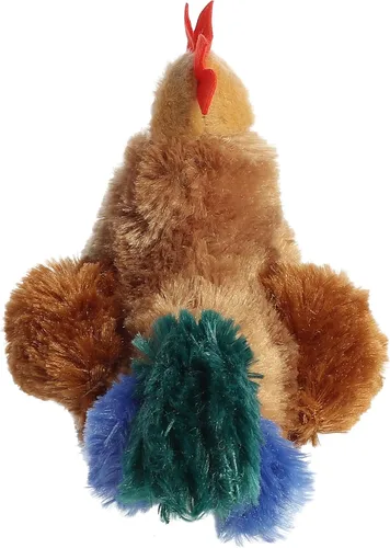 Vista 4 de Aurora® - Adorable Mini Flopsie™ gallo Cocky™ - Animal de peluche, facilidad para jugar, compañero eterno - Marrón, 6 pulgadas