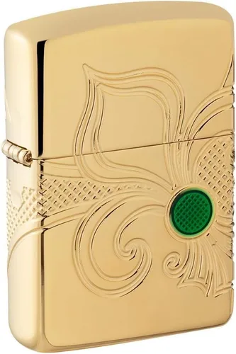 Vista 32 de Zippo - Encendedor de bolsillo cruzado Armadura San Benito Latón